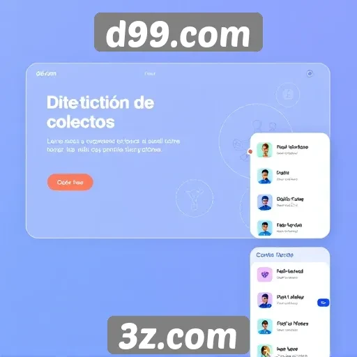 Trends em design de interface no site D99.com