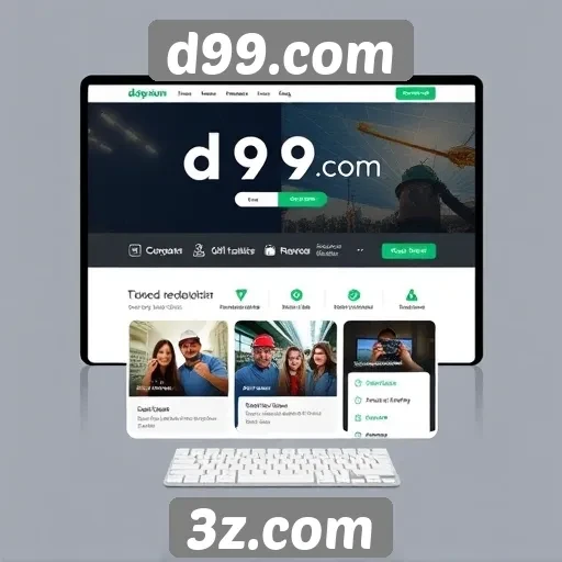 Interface do usuário do d99.com é intuitiva e acessível